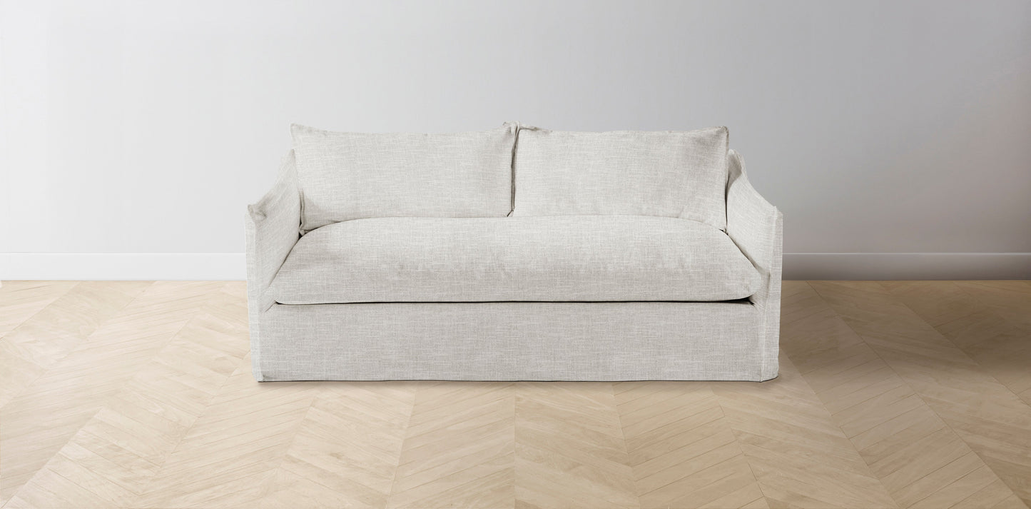 The Dune  - Performance Woven Chenille Steel Sofa