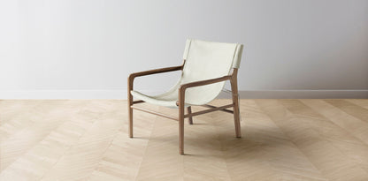 The Hayes  - Pony Hair Leather Snow Chair