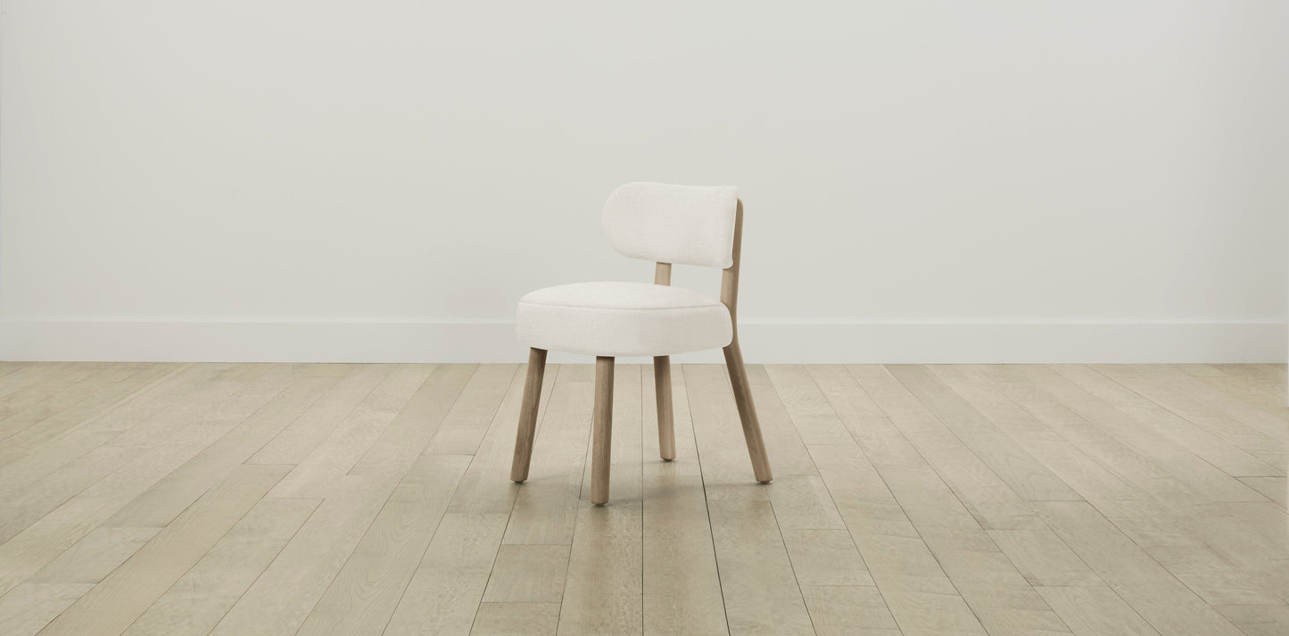 The Jane  - Performance Linen Oyster Dining Chair