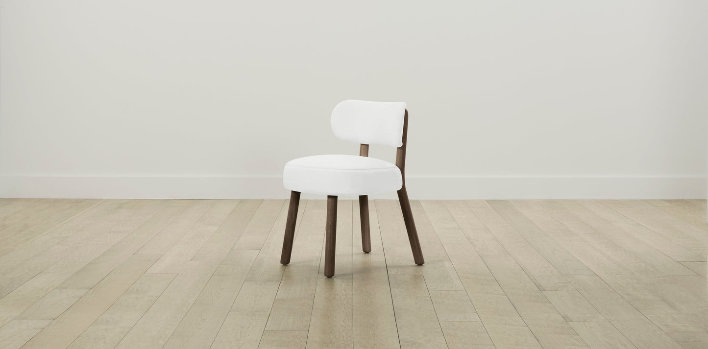 The Jane  - Performance Textured Linen Bone Dining Chair