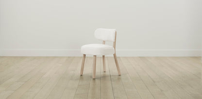 The Jane  - Performance Textured Linen Pearl Dining Chair