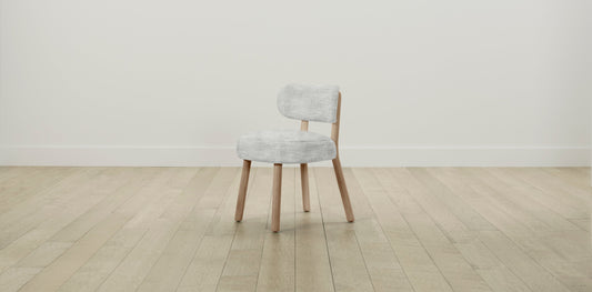 The Jane  - Performance Textured Tweed Dove Dining Chair
