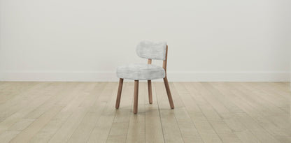 The Jane  - Performance Textured Tweed Dove Dining Chair