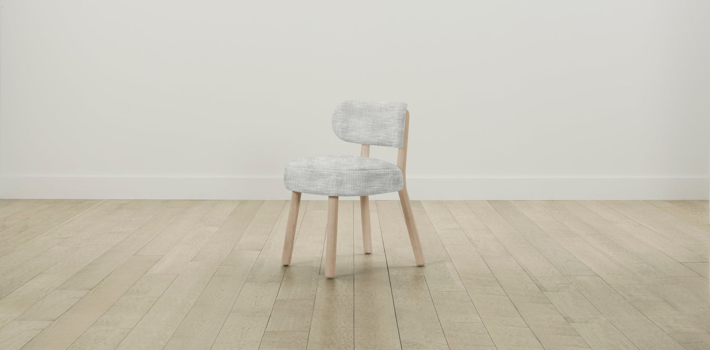 The Jane  - Performance Textured Tweed Dove Dining Chair