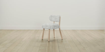 The Jane  - Performance Textured Tweed Dove Dining Chair