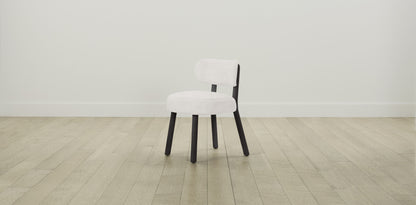 The Jane  - Performance Textured Tweed Snow Dining Chair