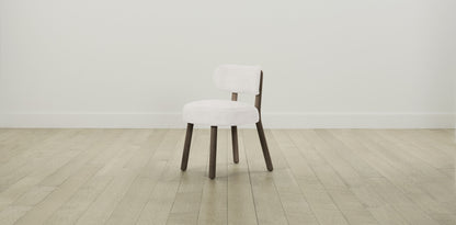 The Jane  - Performance Textured Tweed Snow Dining Chair