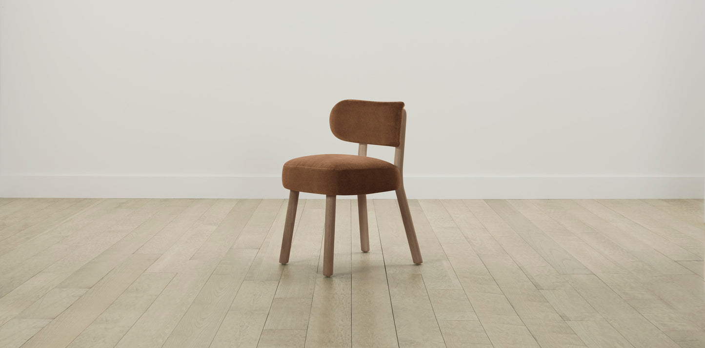The Jane  - Performance Velvet Cider Dining Chair