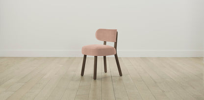 The Jane  - Performance Velvet Dusty Rose Dining Chair