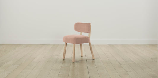 The Jane  - Performance Velvet Dusty Rose Dining Chair
