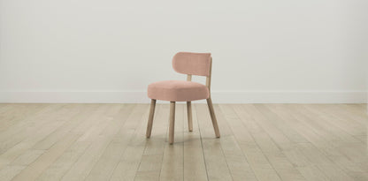 The Jane  - Performance Velvet Dusty Rose Dining Chair