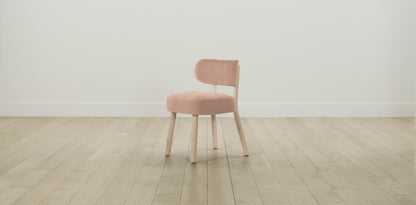 The Jane  - Performance Velvet Dusty Rose Dining Chair