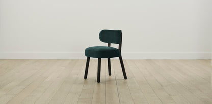 The Jane  - Performance Velvet Emerald Dining Chair