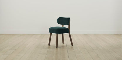 The Jane  - Performance Velvet Emerald Dining Chair