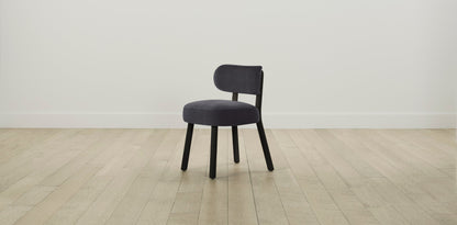The Jane  - Performance Velvet Flannel Dining Chair