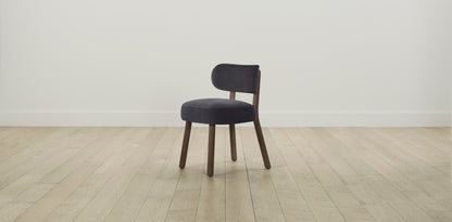 The Jane  - Performance Velvet Flannel Dining Chair