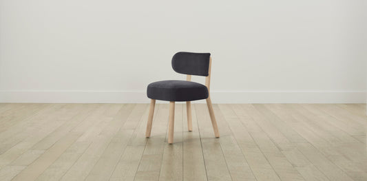 The Jane  - Performance Velvet Flannel Dining Chair