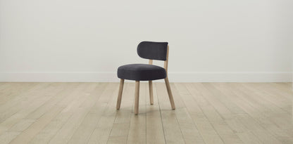 The Jane  - Performance Velvet Flannel Dining Chair