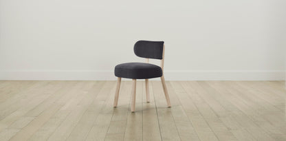 The Jane  - Performance Velvet Flannel Dining Chair