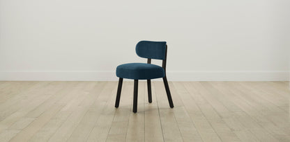 The Jane  - Performance Velvet Lagoon Dining Chair