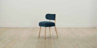 The Jane  - Performance Velvet Lagoon Dining Chair