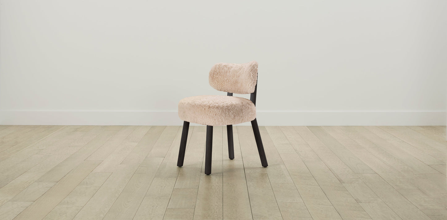 The Jane  - Shearling Shea Dining Chair
