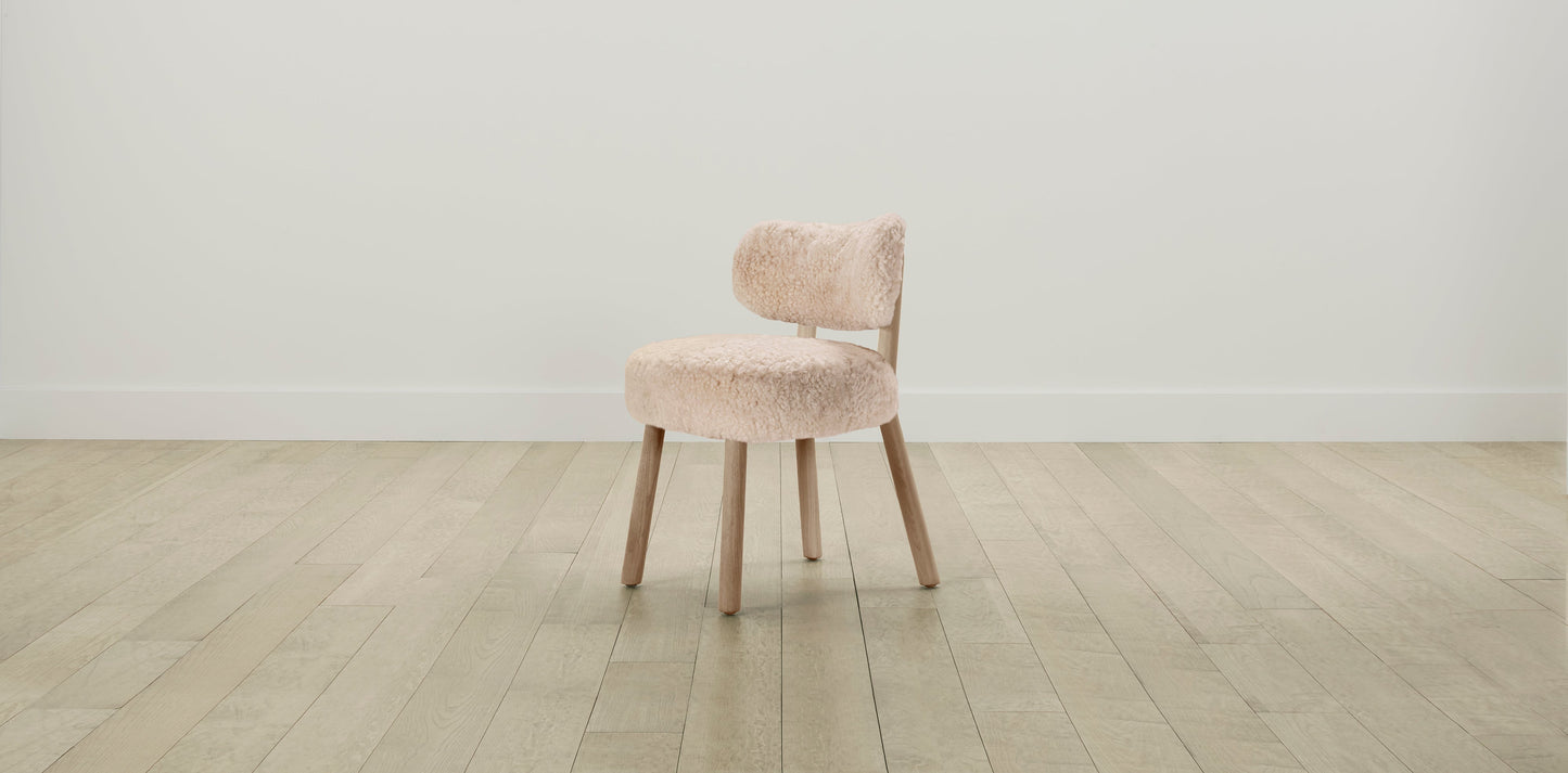 The Jane  - Shearling Shea Dining Chair