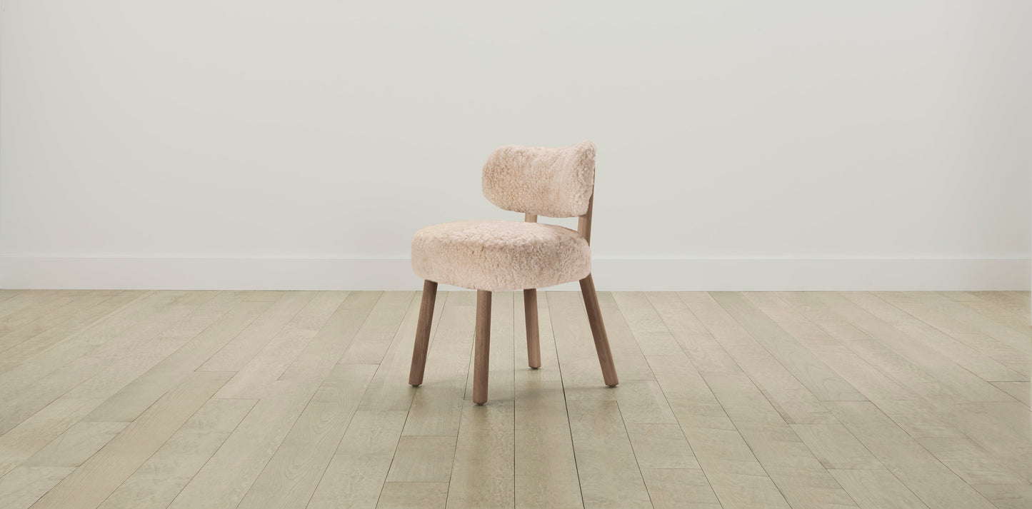The Jane  - Shearling Shea Dining Chair