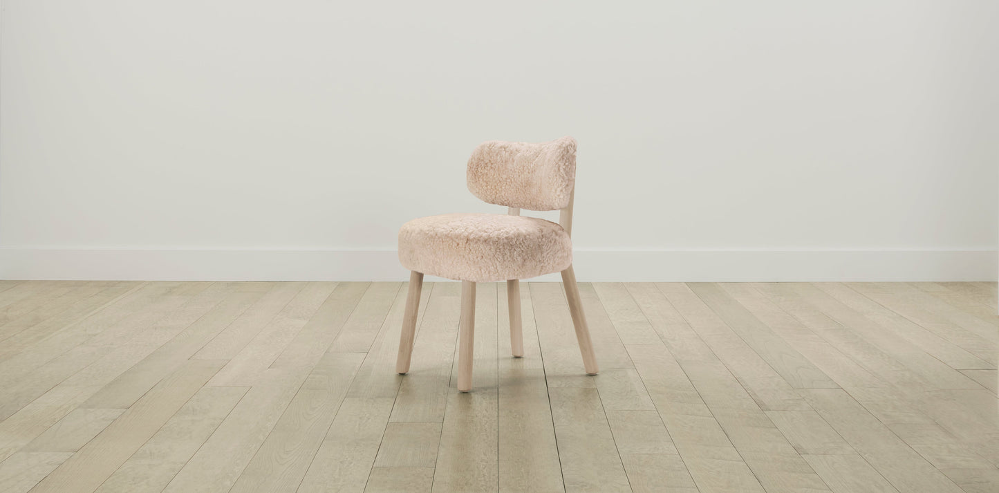 The Jane  - Shearling Shea Dining Chair