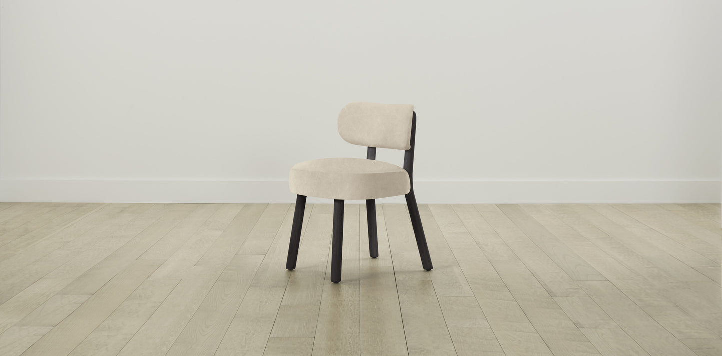 The Jane  - Tuscan Leather Bisque Dining Chair