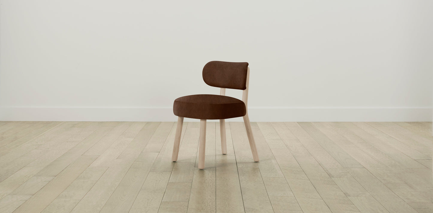 The Jane  - Tuscan Leather Bourbon Dining Chair