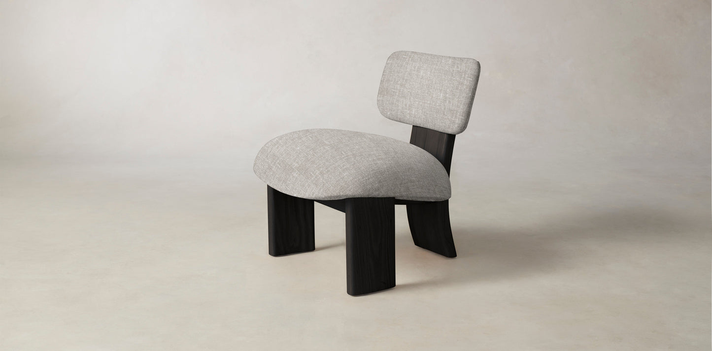 The Kenmare  - Belgian Linen Agate Chair