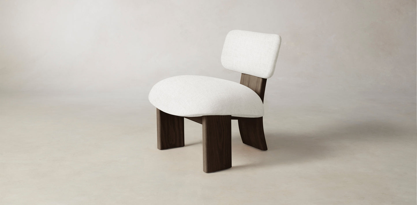 The Kenmare  - Belgian Linen Egret Chair