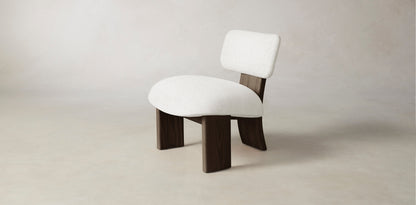 The Kenmare  - Belgian Linen Egret Chair