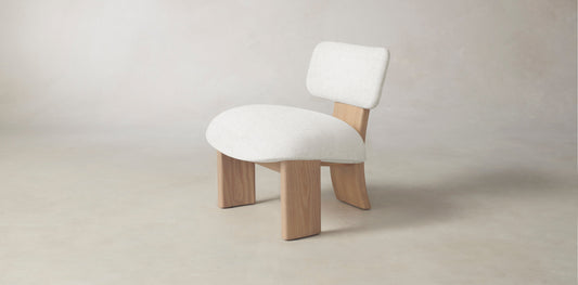 The Kenmare  - Belgian Linen Egret Chair