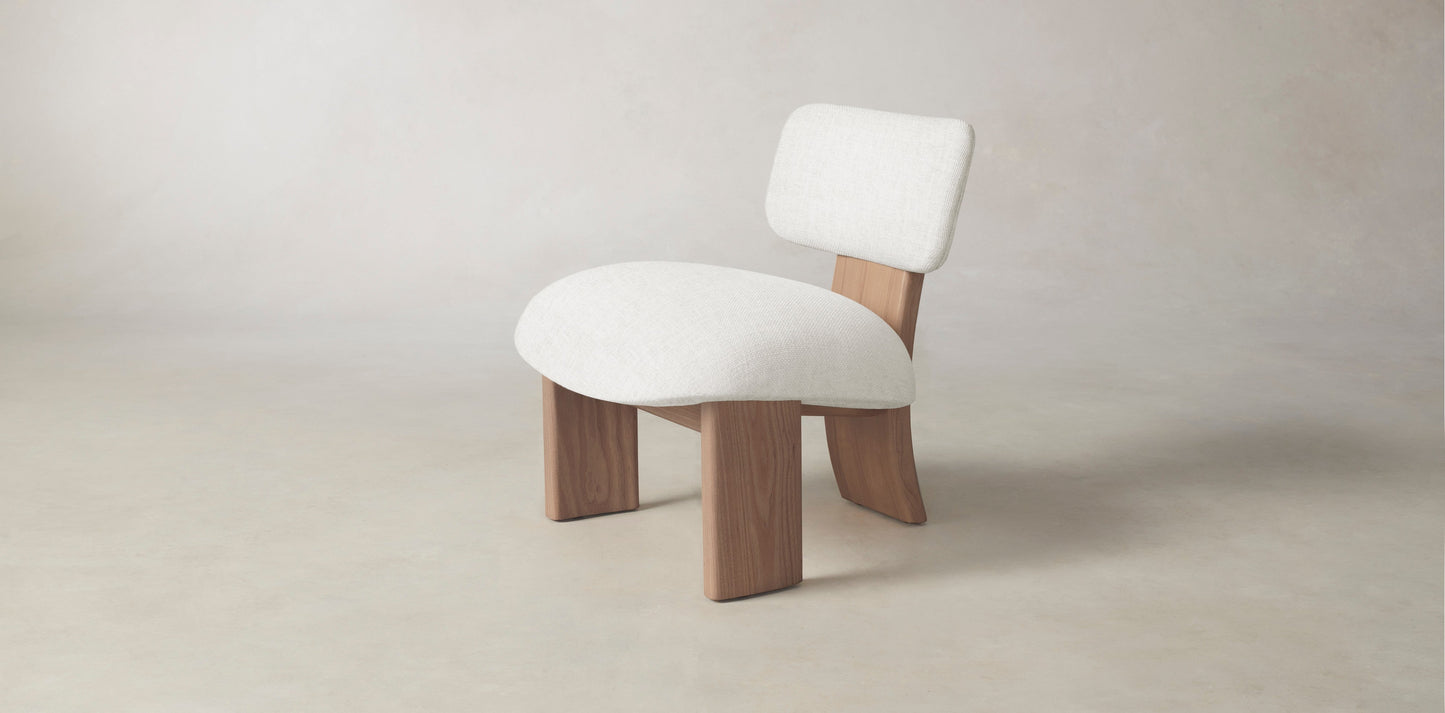 The Kenmare  - Belgian Linen Egret Chair