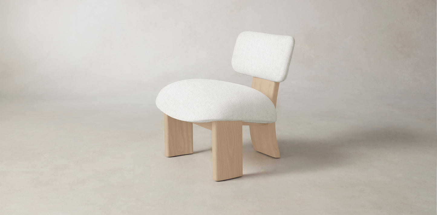 The Kenmare  - Belgian Linen Egret Chair