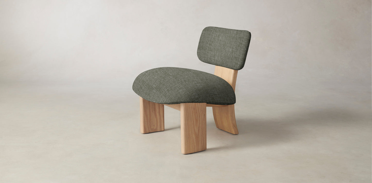 The Kenmare  - Belgian Linen Thyme Chair