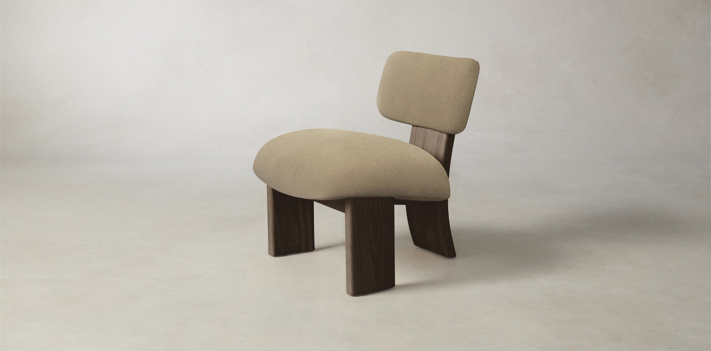 The Kenmare  - Mohair Almond Chair