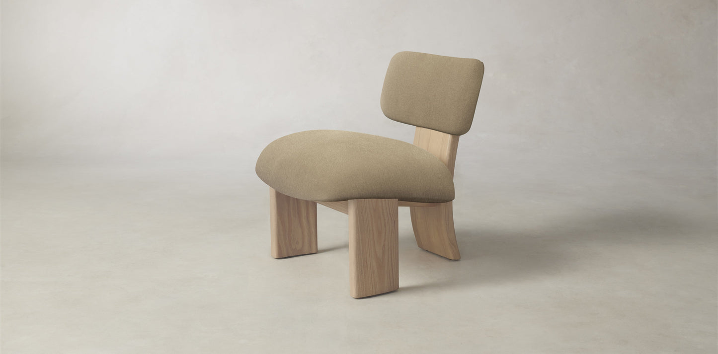 The Kenmare  - Mohair Almond Chair