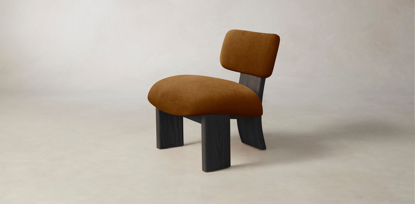 The Kenmare  - Mohair Brown Sugar Chair