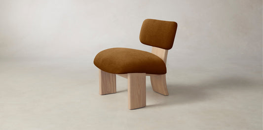 The Kenmare  - Mohair Brown Sugar Chair