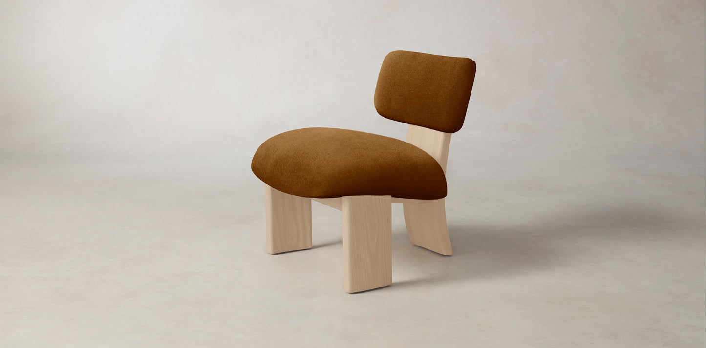 The Kenmare  - Mohair Brown Sugar Chair