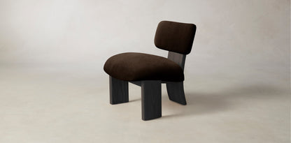 The Kenmare  - Mohair Chocolate Chair