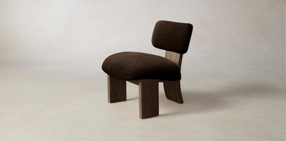 The Kenmare  - Mohair Chocolate Chair