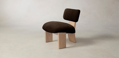 The Kenmare  - Mohair Chocolate Chair