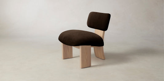 The Kenmare  - Mohair Chocolate Chair