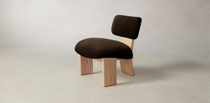 The Kenmare  - Mohair Chocolate Chair