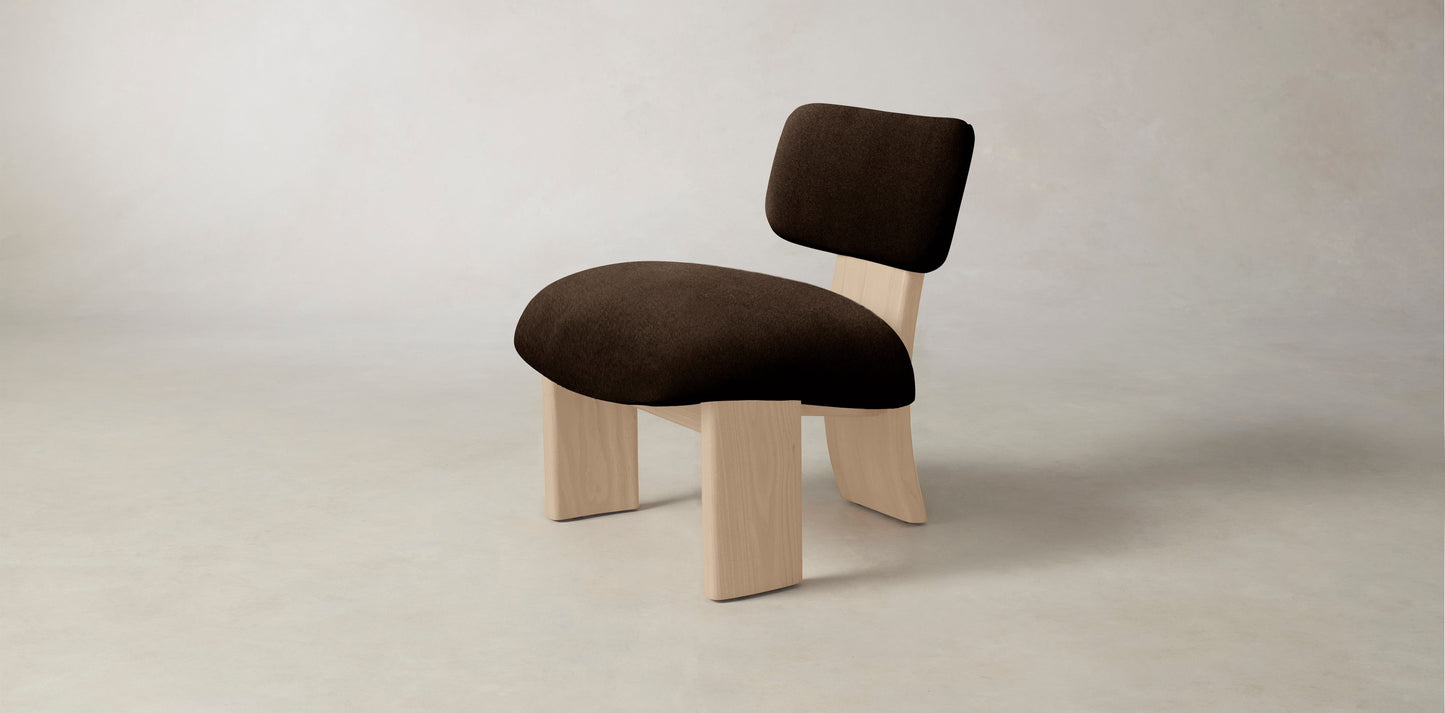 The Kenmare  - Mohair Chocolate Chair