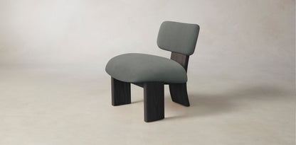 The Kenmare  - Mohair Fog Chair